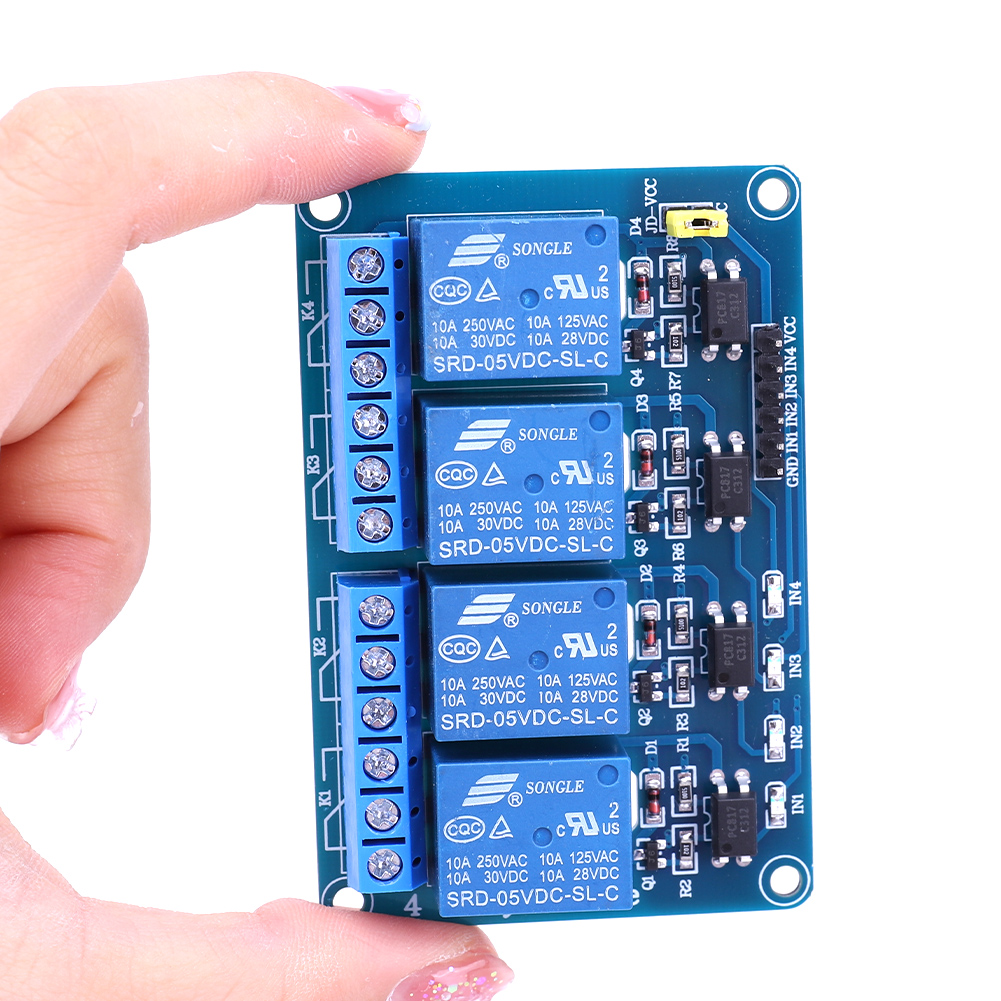 Home Automation Arduino - Placa de Relé de 4 Canais
