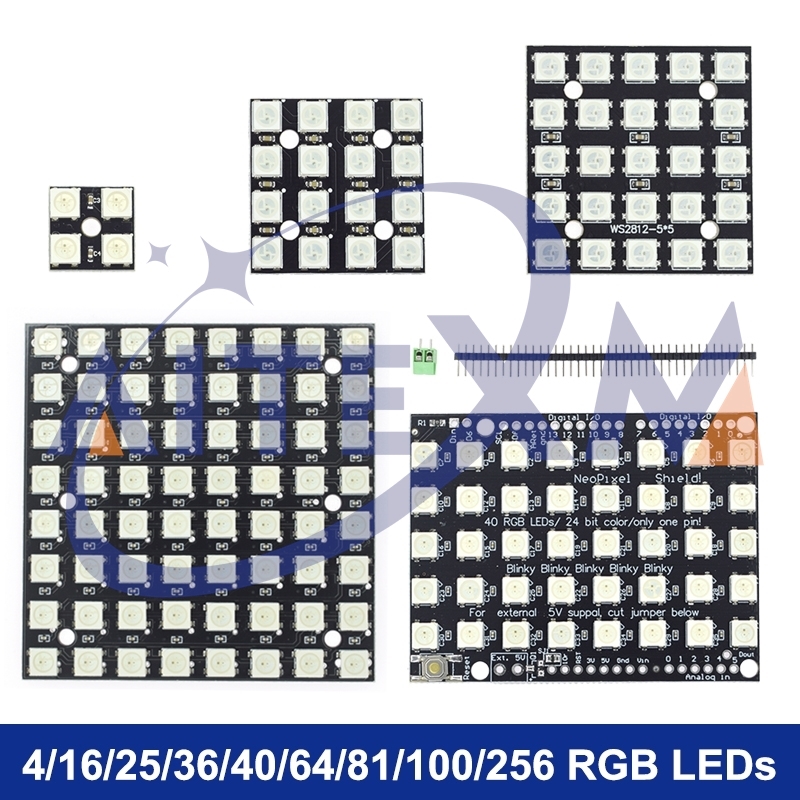 Rgb Led Matrix 8X8 - Ws2812 módulo 5050 rgb 4x4 8x8