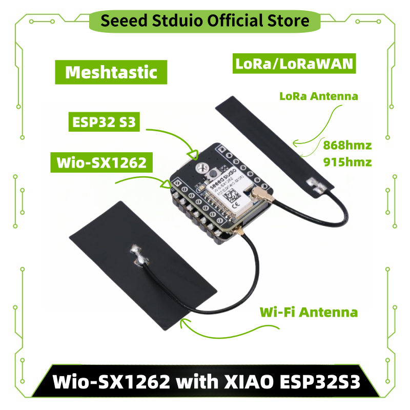 Home Automation Arduino - Módulo Lora ESP32 S3 Meshtastic SX1262