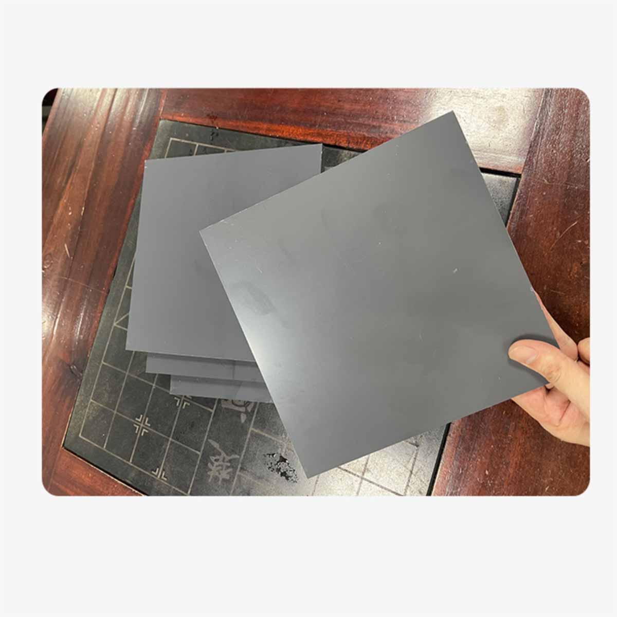 Home Automation System Diy - Folha dura plástica cinza grossa da