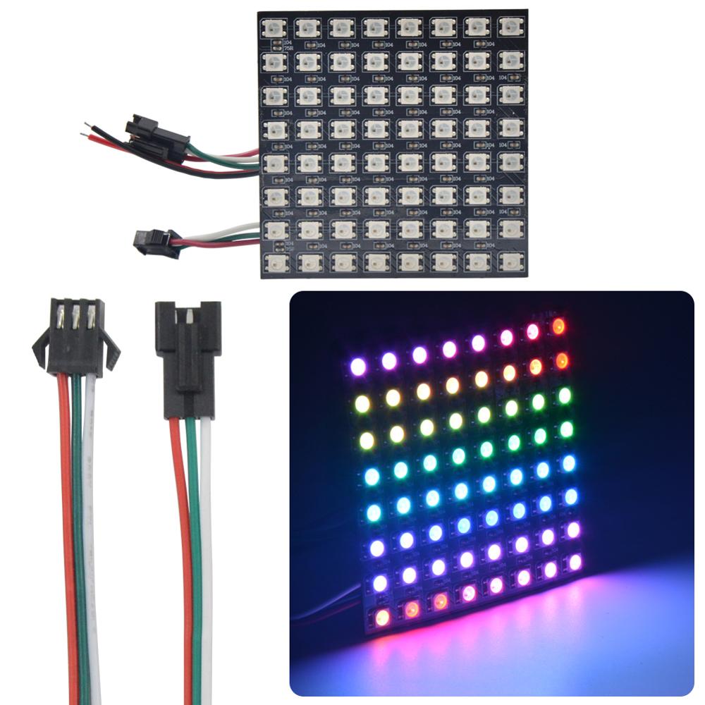 Rgb Led Matrix 8X8 - 8x8 16x16 8x32 pixels sk6812 ws2812b