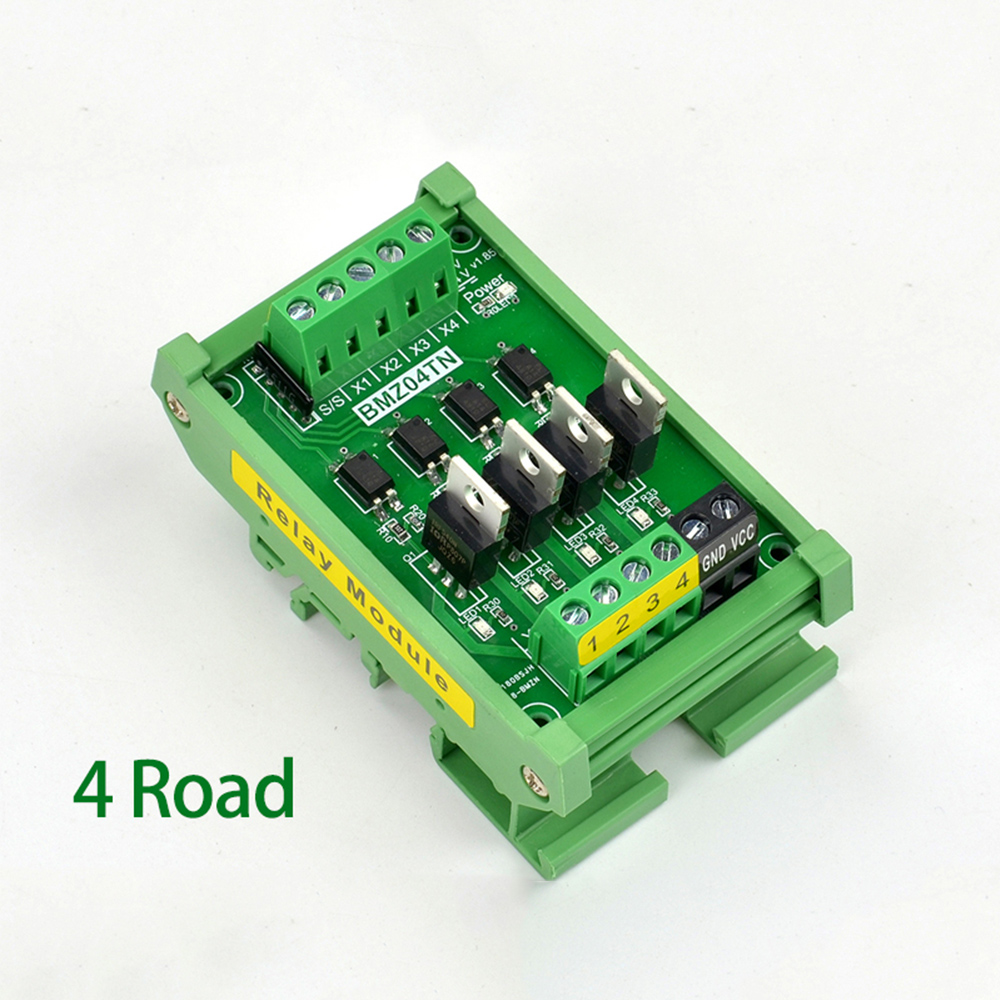 Relay 8 Channel Board - DC12/24V/5V 4/8 Canal IO Placa Amplificador
