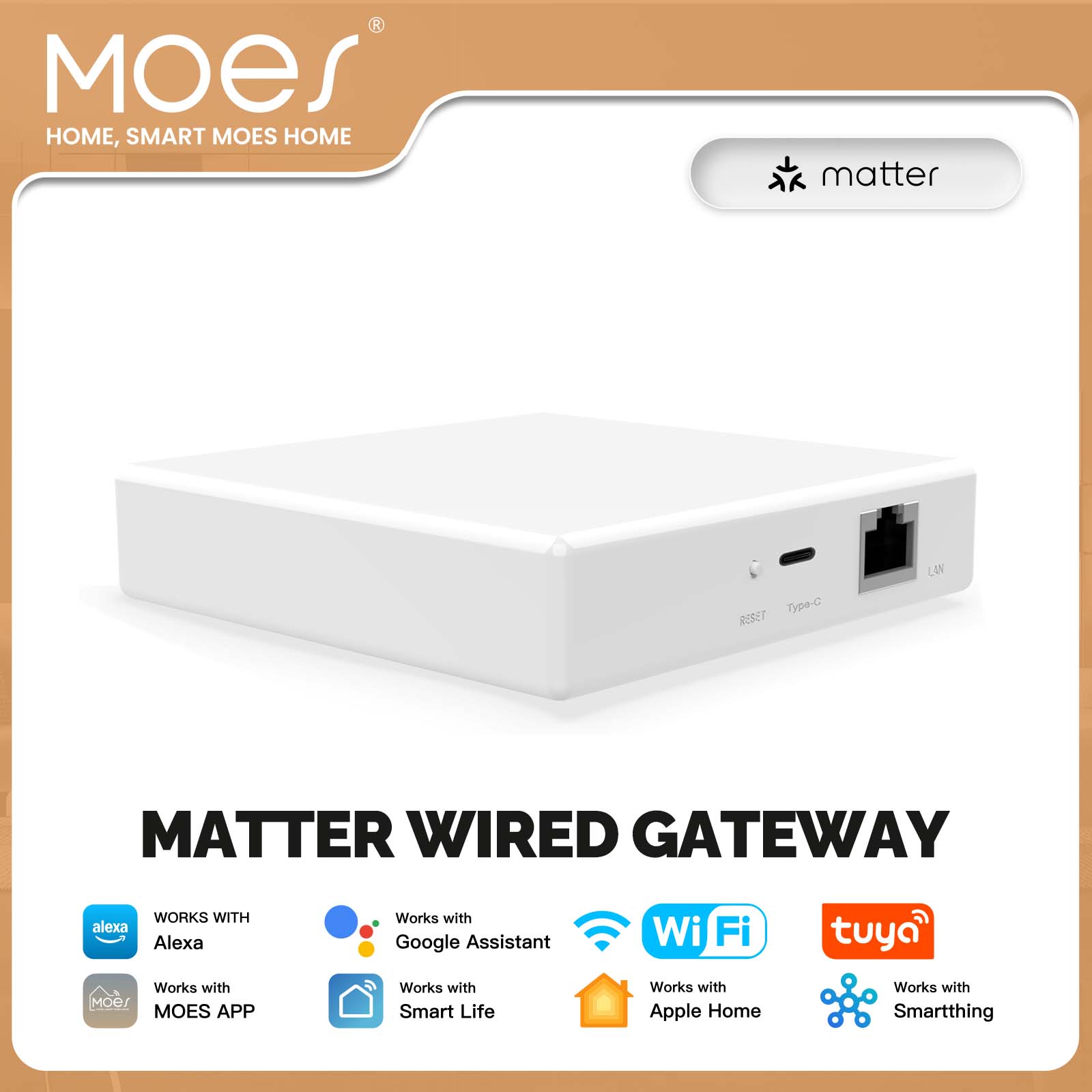 Matter Hub Thread - Hub Gateway MOES Tuya ZigBee Matter