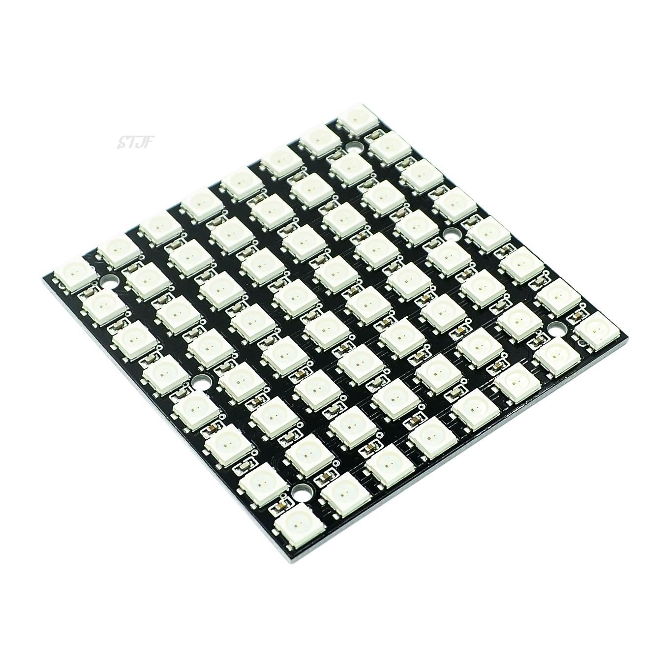 WS2812 smd LED 5050 RGB 8x8 64 - Rgb Led Matrix 8X8 avaliação e preço