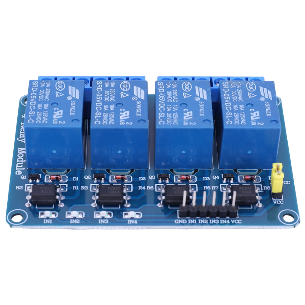 Placa de Relé de 4 Canais 5V 1 - Home Automation Arduino avaliação e preço