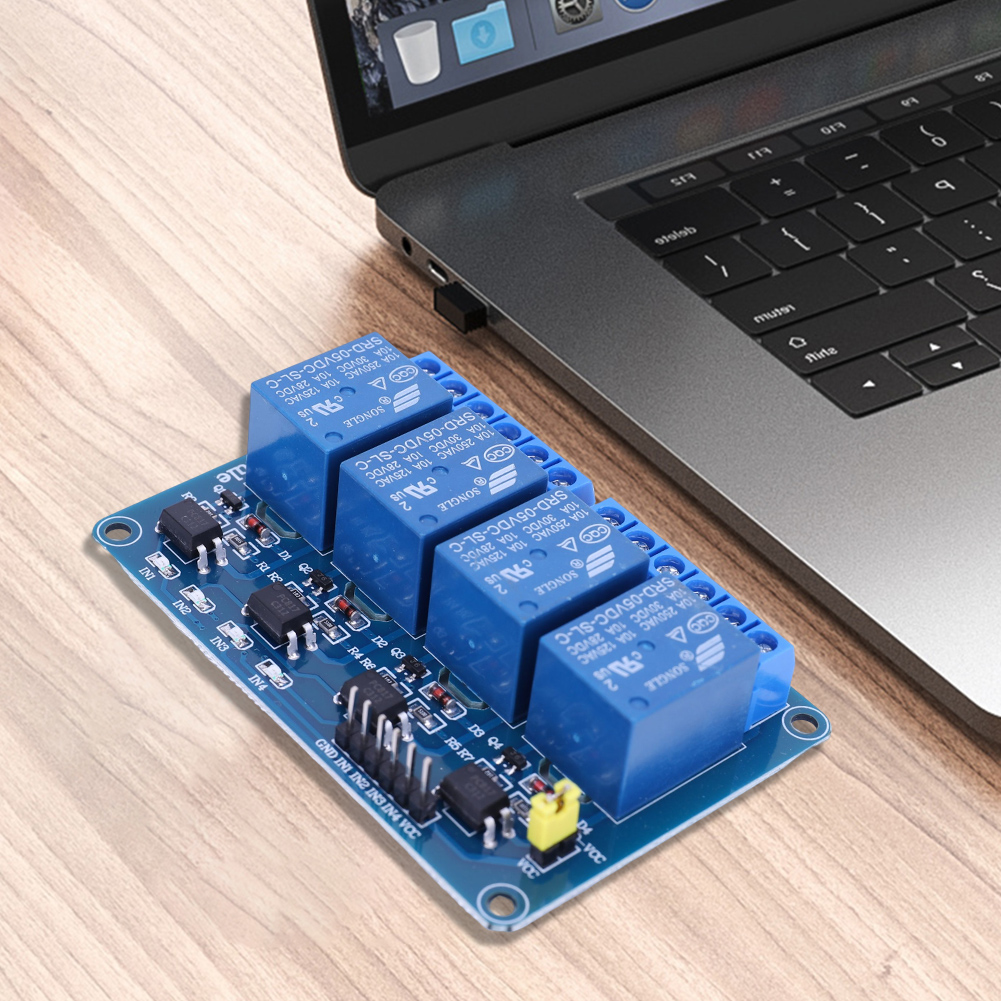 Placa de Relé de 4 Canais 5V 1 - Home Automation Arduino avaliação e preço