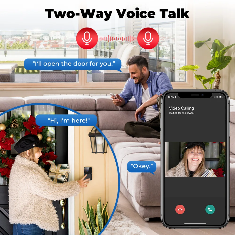 Campainha de Vídeo WiFi 2026 1 - Smart Doorbell Wired avaliação e preço