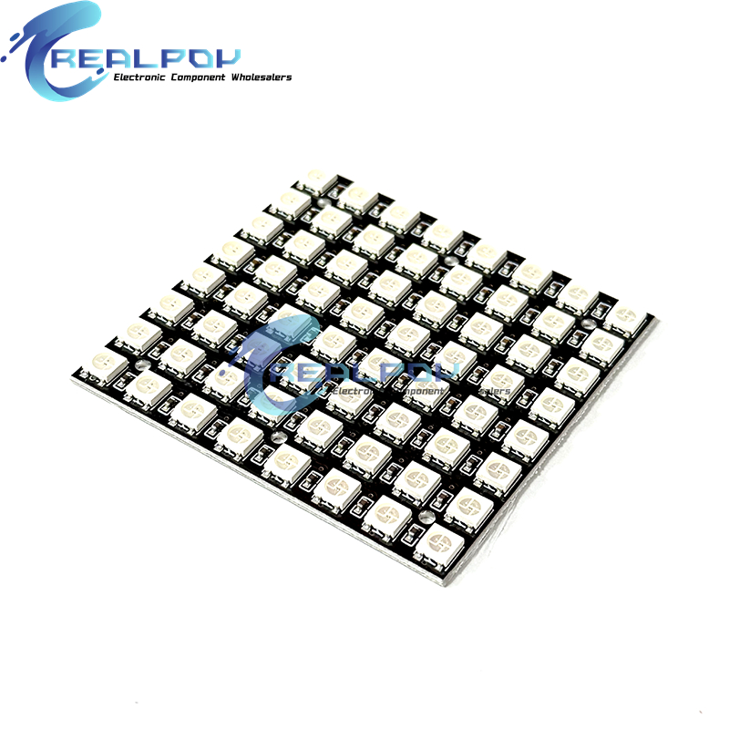 WS2812 LED 5050 RGB 8x8 Módulo - Rgb Led Matrix 8X8 avaliação e preço