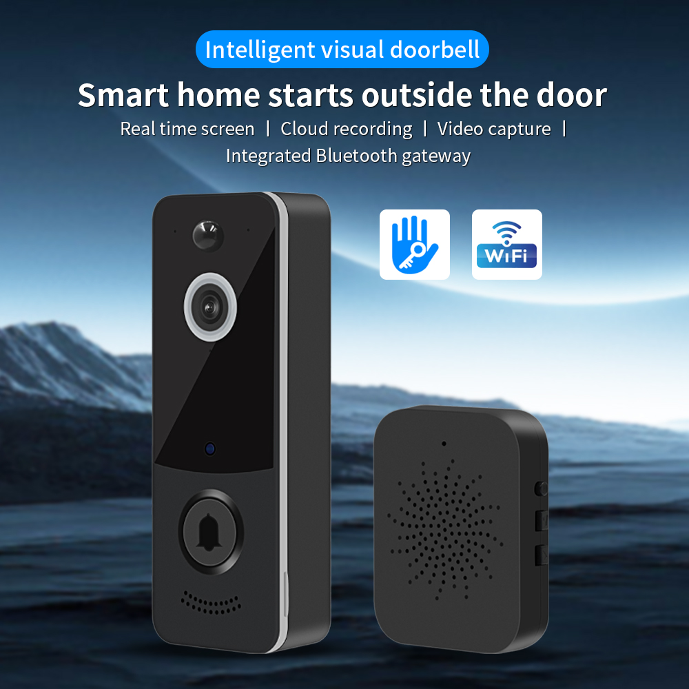 Campainha de vídeo wi-fi 1080p - Smart Doorbell Wired avaliação e preço