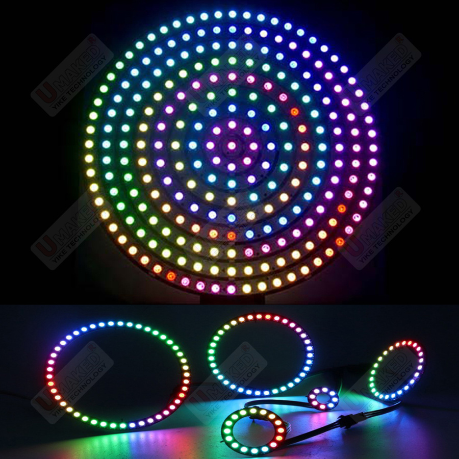 2 pces ws2812b individualmente - Rgb Led Matrix 8X8 avaliação e preço