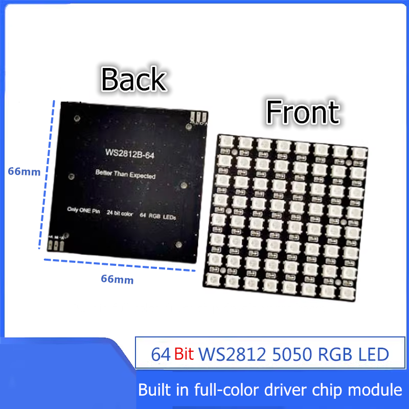 Módulo de Matriz LED RGB WS281 - Rgb Led Matrix 8X8 avaliação e preço
