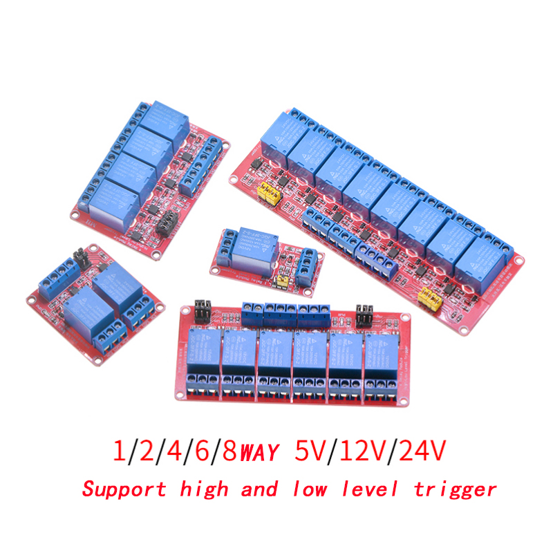 1 2 4 6 8 canais 5v 12v 24v mó - Relay 8 Channel Board avaliação e preço