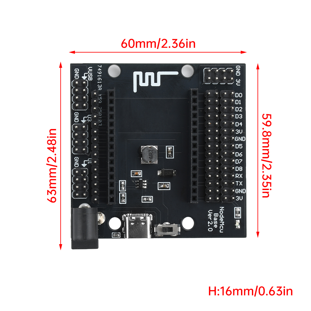 Placa de Desenvolvimento NodeM - Esp8266 Nodemcu Board avaliação e preço