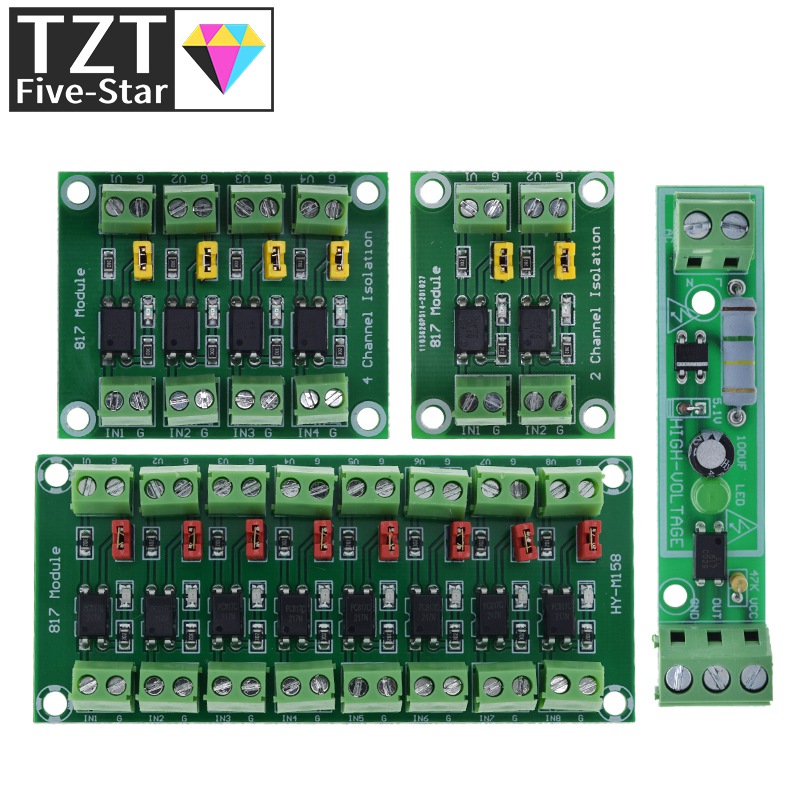 Pc817 1 2 4 8 canais optoacopl - Relay 8 Channel Board avaliação e preço