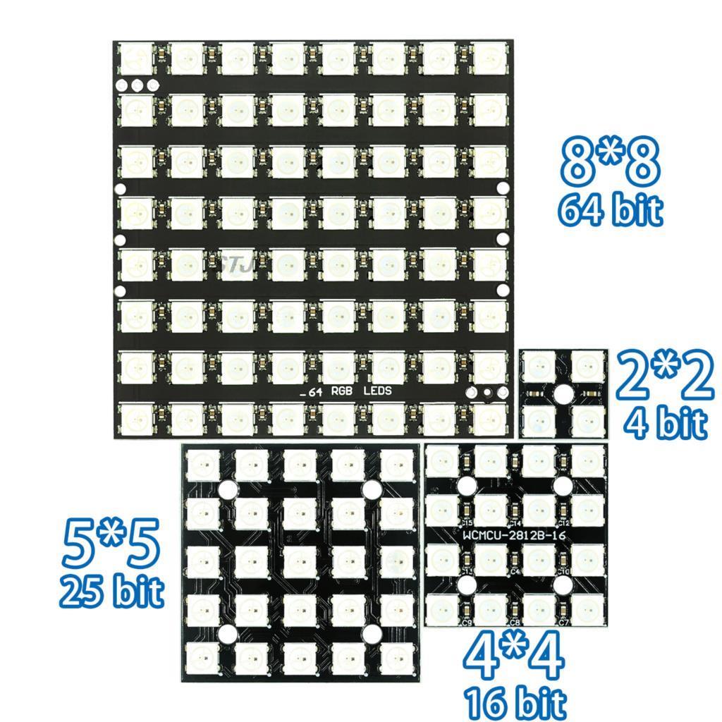 WS2812 LED 5050 RGB 8x8 4 16 2 - Rgb Led Matrix 8X8 avaliação e preço