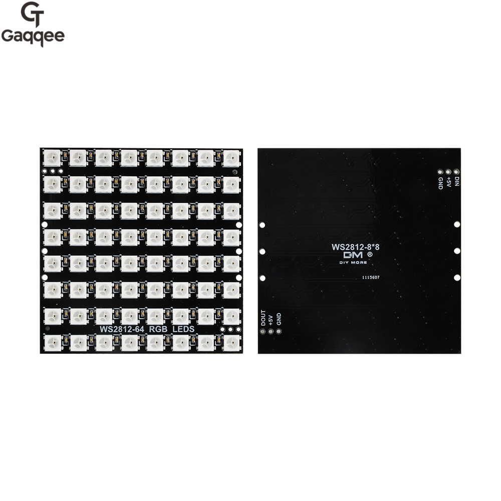 WS2812 LED 5050 RGB 8x8 Módulo - Rgb Led Matrix 8X8 avaliação e preço