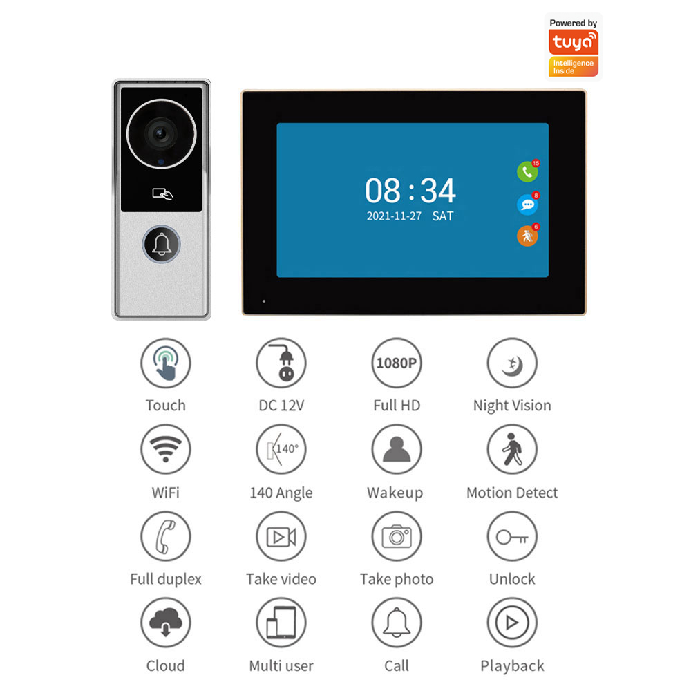 Sistema de Campainha de Vídeo  - Smart Doorbell Wired avaliação e preço